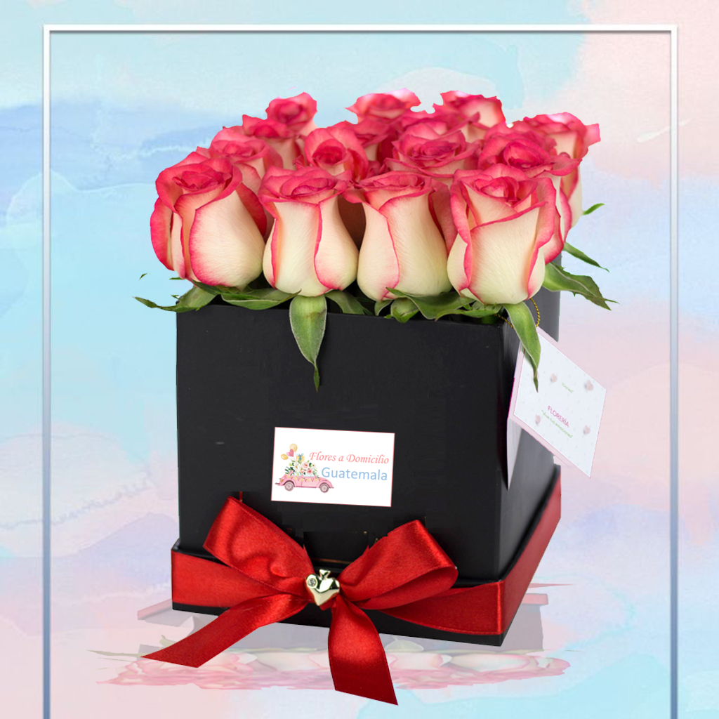 Caja Labios de Mujer – Flores a domicilio Guatemala