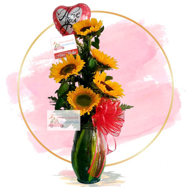 Arreglos florales con girasoles