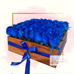 Arreglos de rosas azules