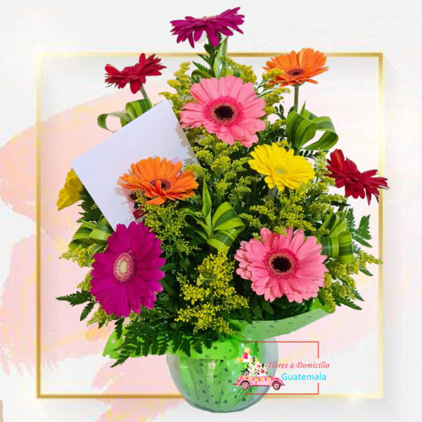 Arreglos florales de gerberas