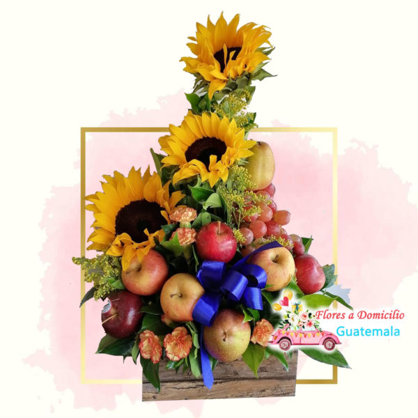 Arreglos florales con frutas