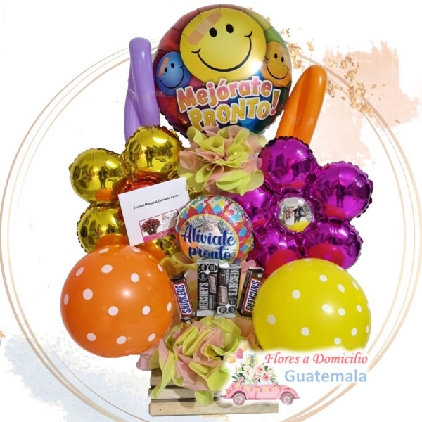 Arreglos de Globos y chocolates