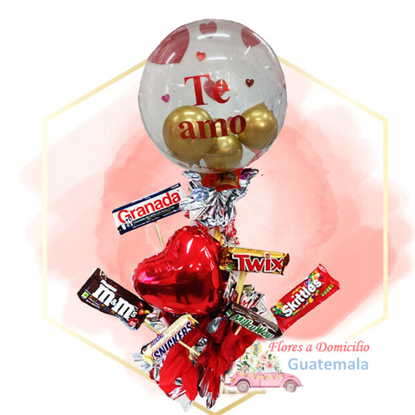 Arreglos de Globos y chocolates a domicilio Guatemala