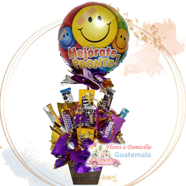 Arreglos de Globos Con Chocolates